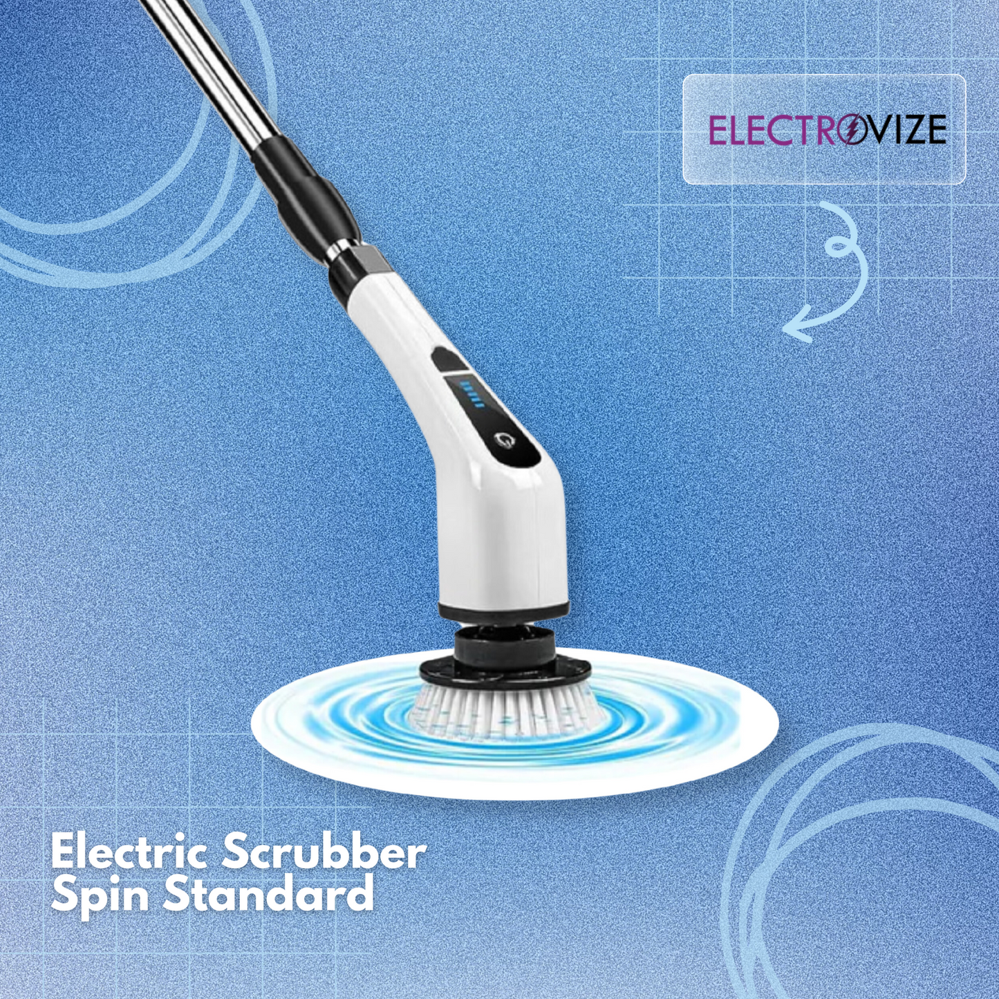 Power Clean Pro™  (Electric Scrubber Standard with Spin Feature)